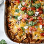 Chicken Burrito Casserole