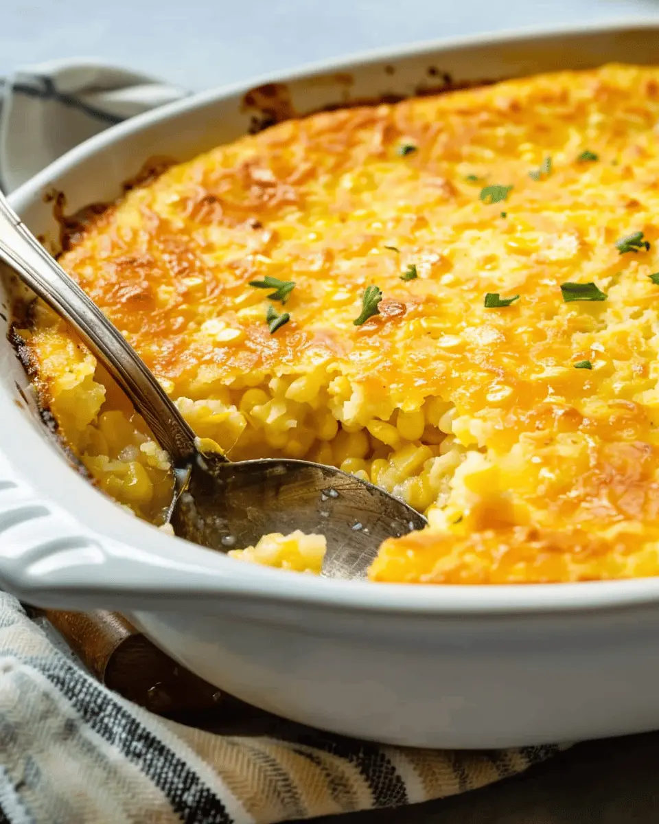 Corn Pudding Casserole Recipe: Easy Comfort Food with Turkey Bacon