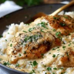 Creamy Smothered Chicken And Rice