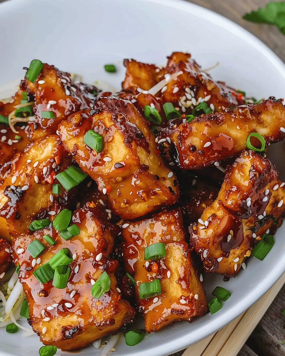 Crispy Sticky Tofu: A Deliciously Indulgent Plant-Based Delight