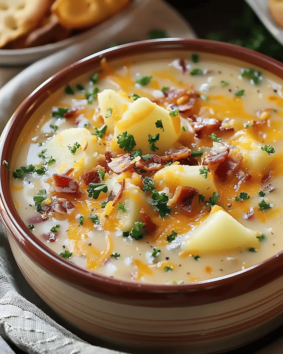 Crock Pot Crack Potato Soup: Easy Comfort with Turkey Bacon
