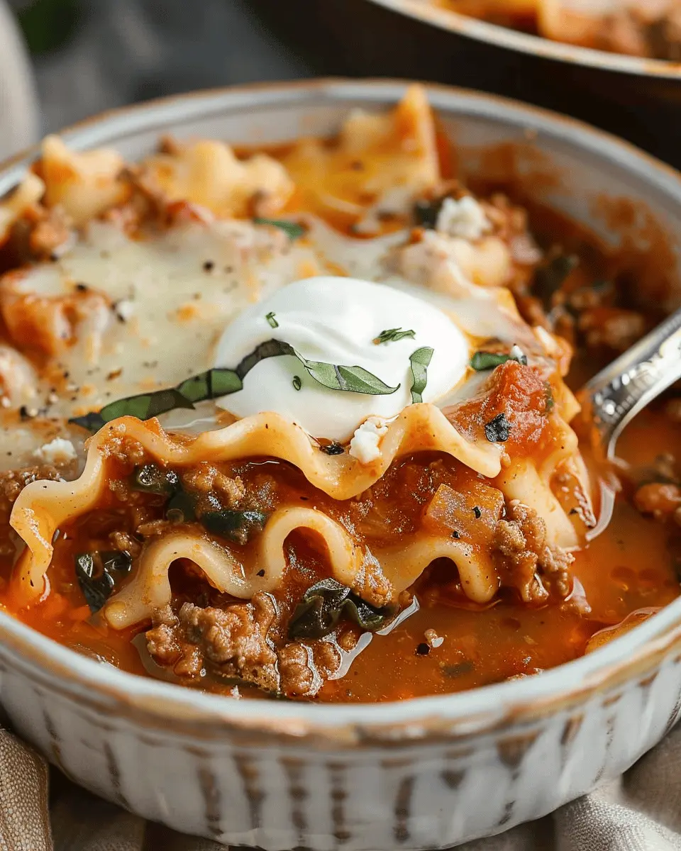 Gluten Free Lasagna Soup: The Best Cozy Comfort Food Recipe