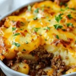 Hobo Casserole with Ground Beef & Potatoes
