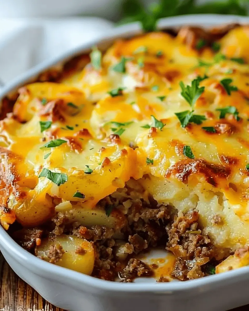 Hobo Casserole with Ground Beef & Potatoes: Easy Comfort Food Delight