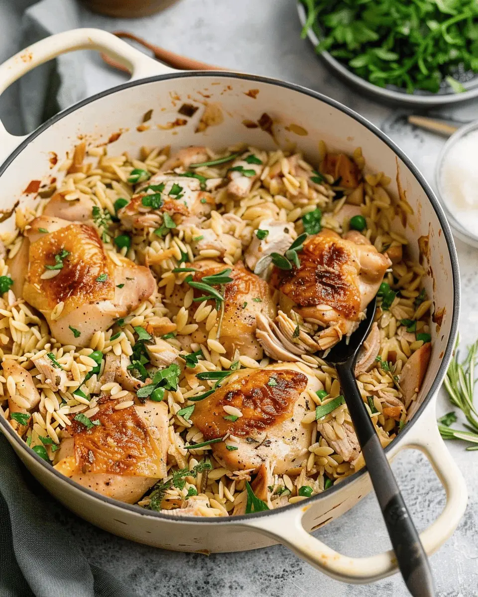 One Pot Chicken Orzo: Easy Comfort Food for Busy Weeknights