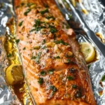 Baked Salmon in Foil with Garlic