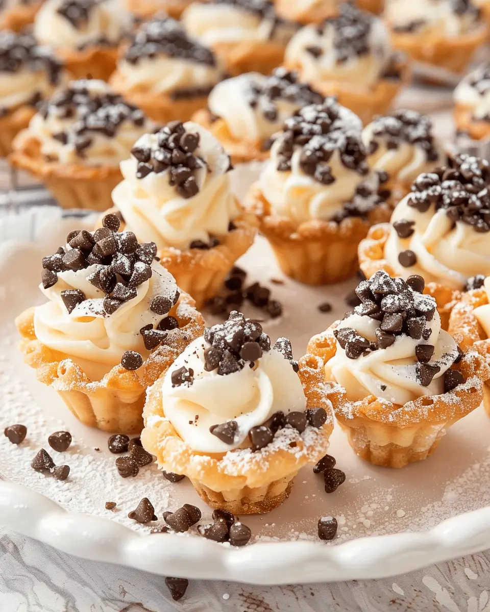 Mini Cannoli Cups: Indulgent Treats to Satisfy Your Sweet Tooth