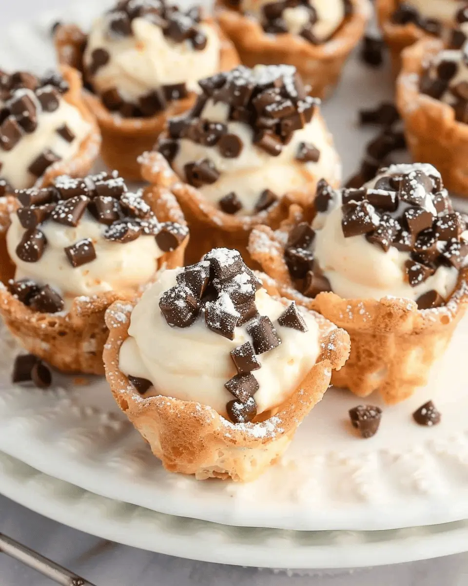 Mini Cannoli Cups: Easy Indulgence for Dessert Lovers