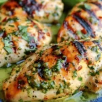 Grilled Salsa Verde Pepper Jack Chicken