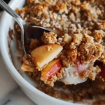 Healthy Breakfast Apple Crumble