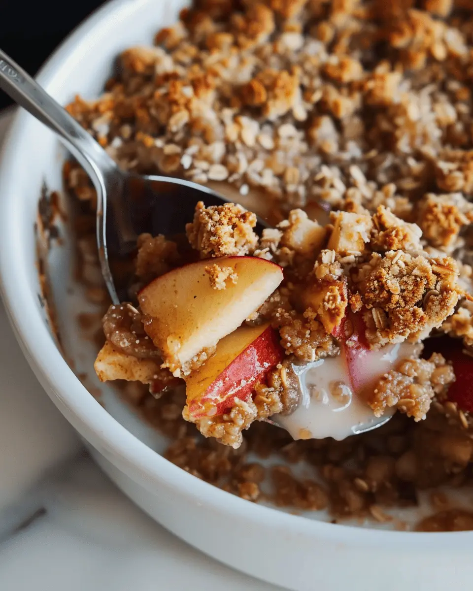 Healthy Breakfast Apple Crumble: A Guilt-Free Delight for Mornings