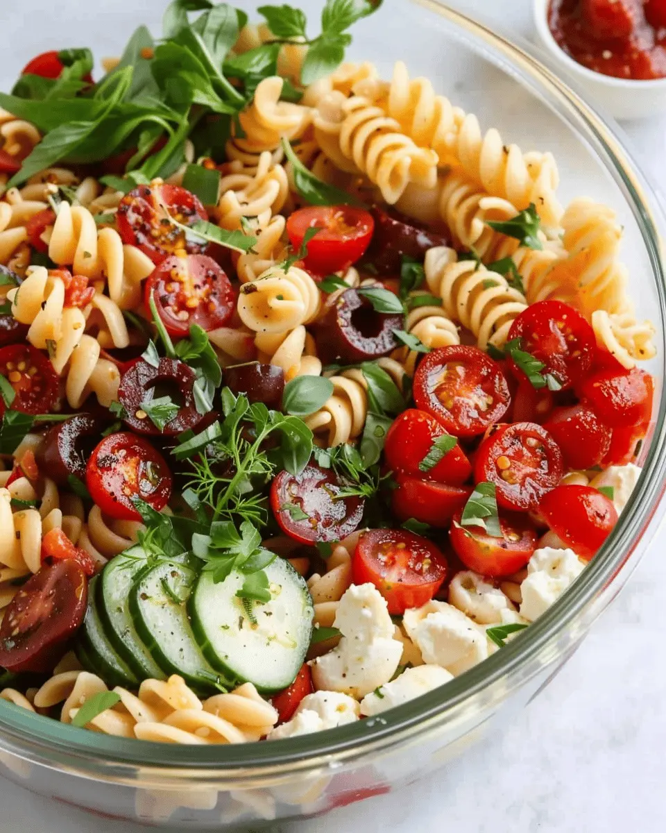 Hot Honey Pasta Salad: Easy Recipe with Turkey Bacon and Chicken Ham