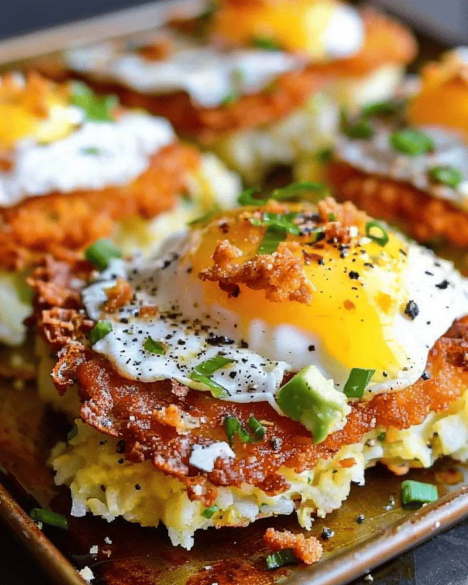 Loaded Hash Browns: Indulgent Treats with Turkey Bacon and Chicken Ham