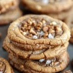 Brown Butter Coffee Toffee Cookies