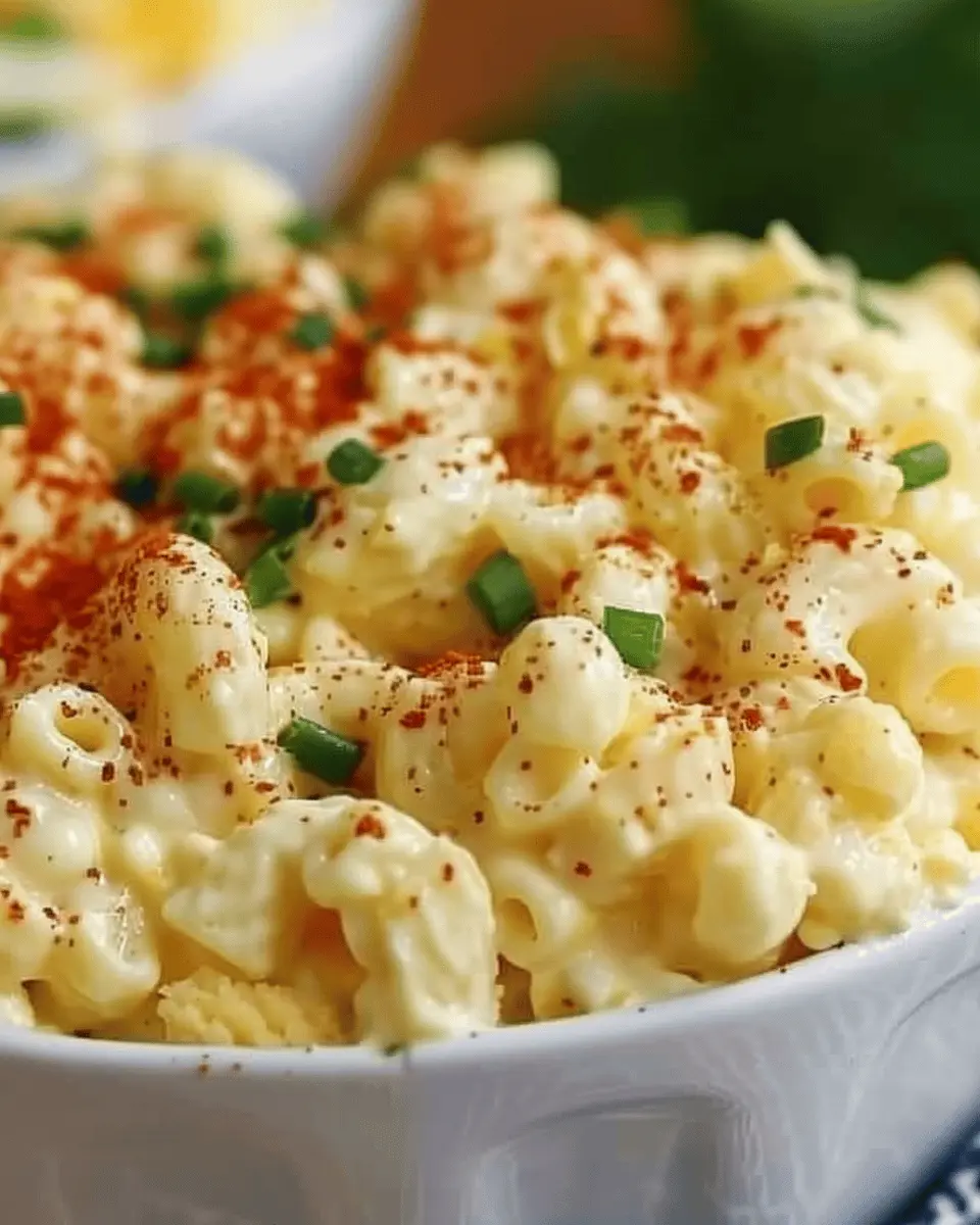 Deviled Egg Macaroni Salad: A Delightful Twist with Turkey Bacon