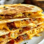 Bacon Egg and Cheese Breakfast Quesadillas