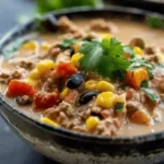 High Protein Creamy Taco Soup