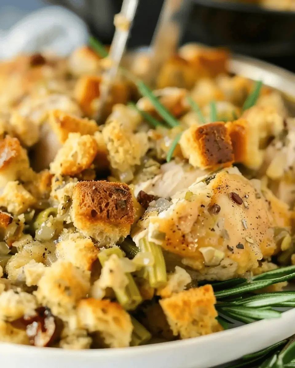 Crock Pot Chicken and Stuffing: Easy Family Meal with Turkey Bacon