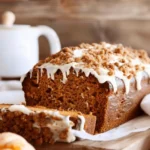 Pumpkin Bread with Cream Cheese Frosting