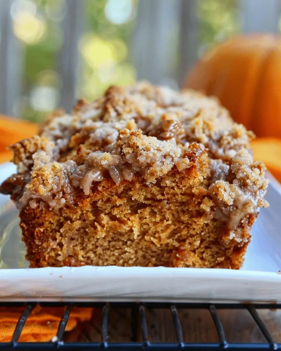 Pumpkin Streusel Bread: The Best Easy Recipe for Fall Flavors