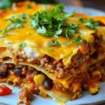 Layered Burrito Casserole