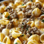 Creamy Beef and Shells