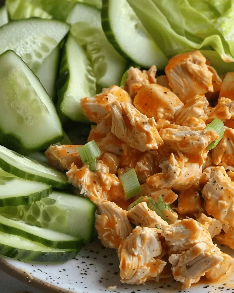 High Protein Buffalo Chicken Salad: Easy & Flavorful Meal Prep