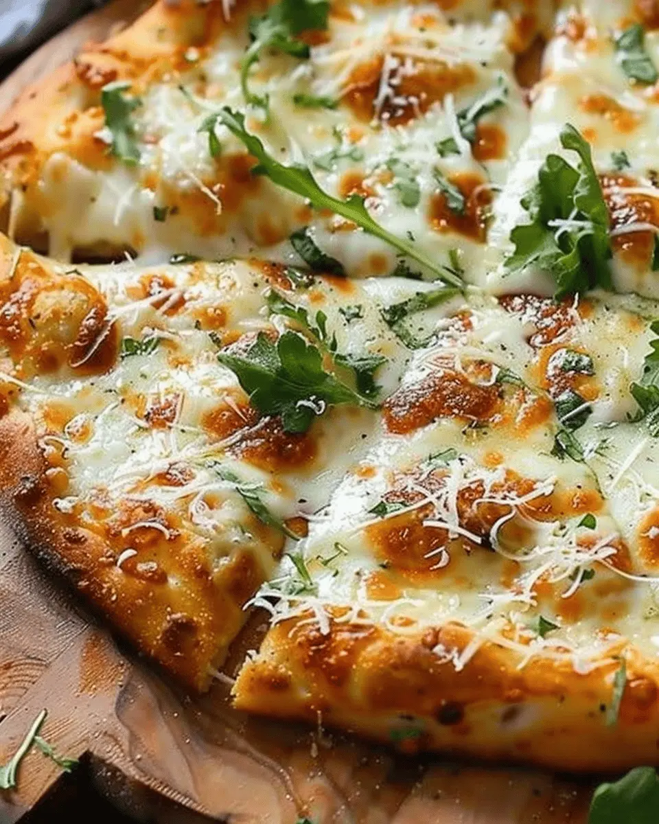 White Pizza Recipe: Indulgent Twist with Turkey Bacon and Chicken Ham