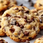Sweet Chocolate Chip and Toffee Shortbread Cookies
