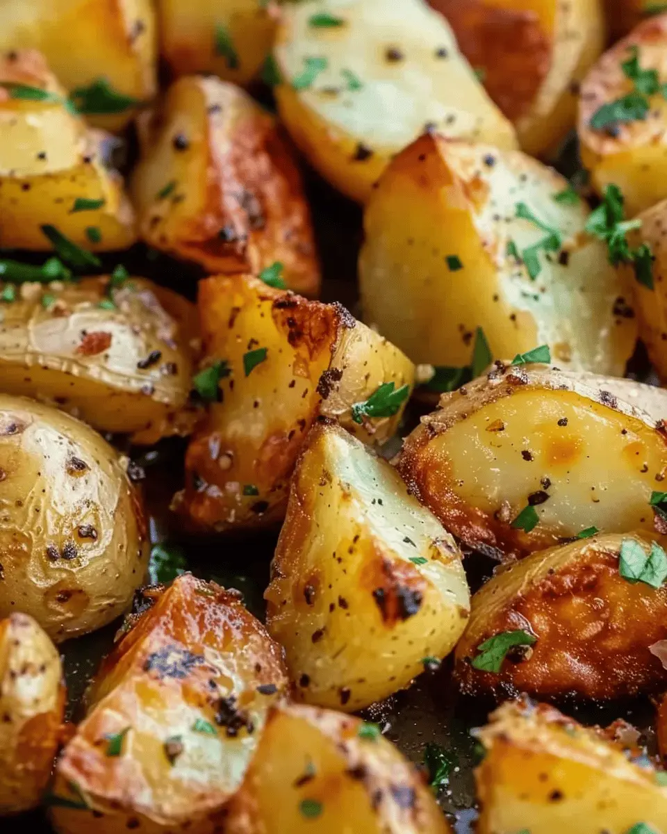Garlic Butter Roasted Potatoes: The Best Easy Side Dish Ever