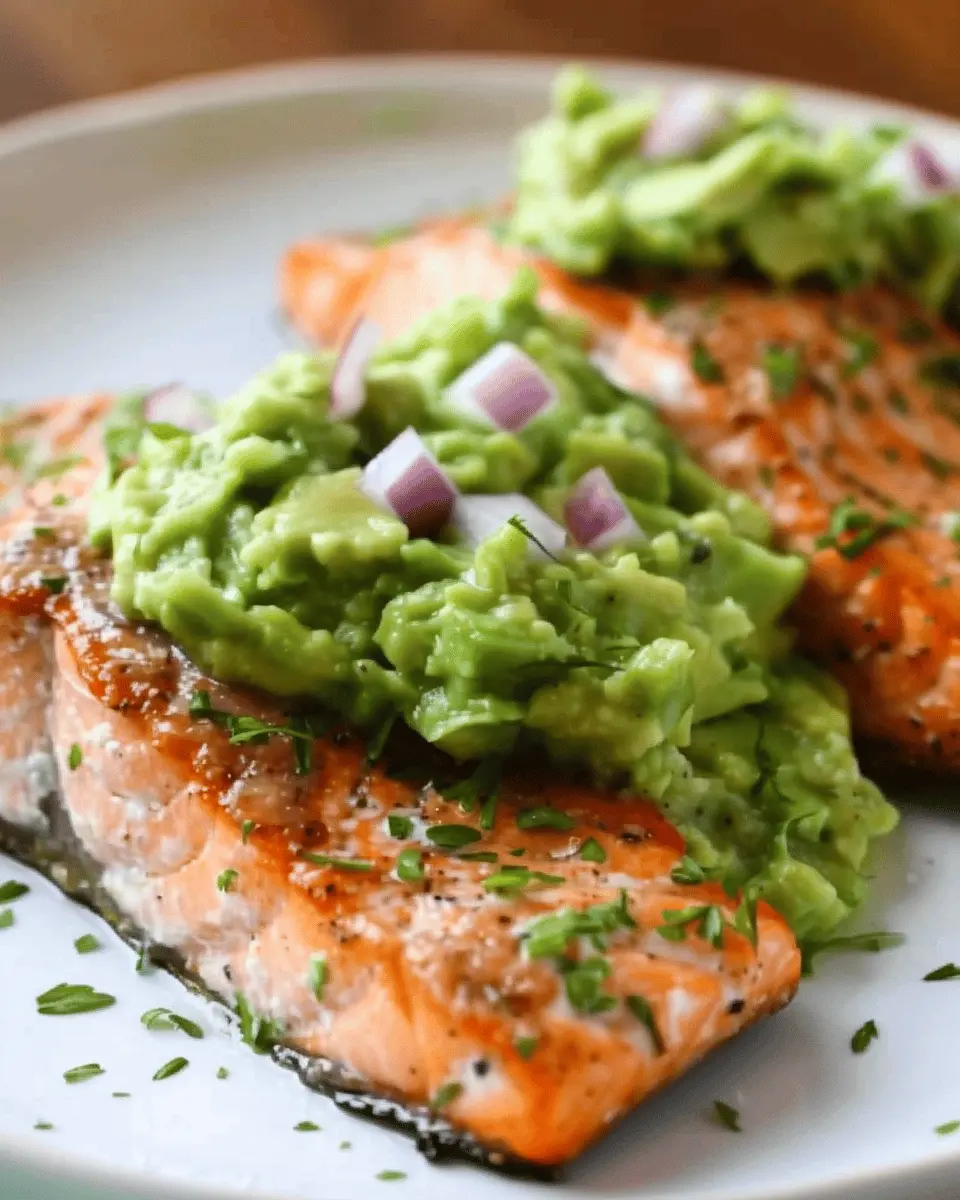 Baked Salmon with Avocado Mash: A Healthy and Delicious Delight