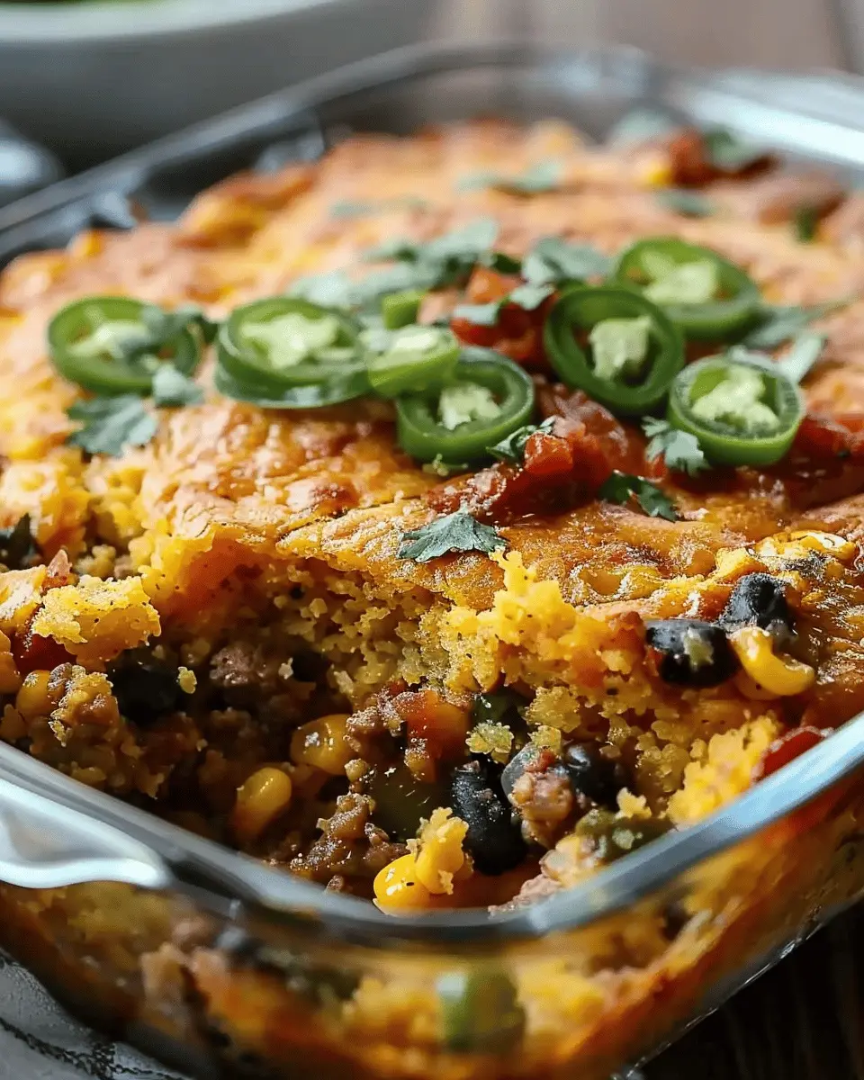 Mexican Cornbread Casserole: Easy and Delicious Family Dinner