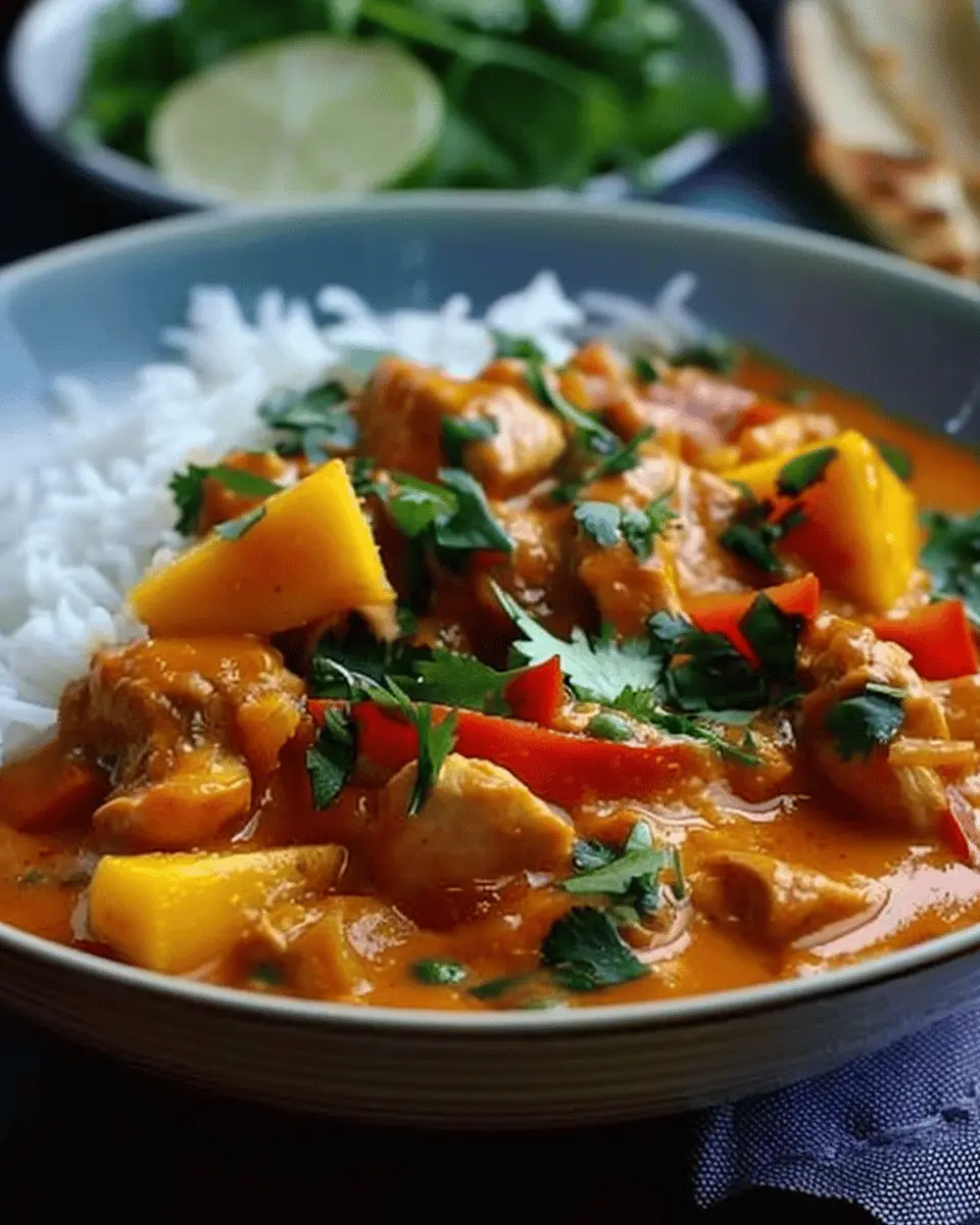 Mango Chicken Curry Delight: A Juicy Twist on Classic Flavor
