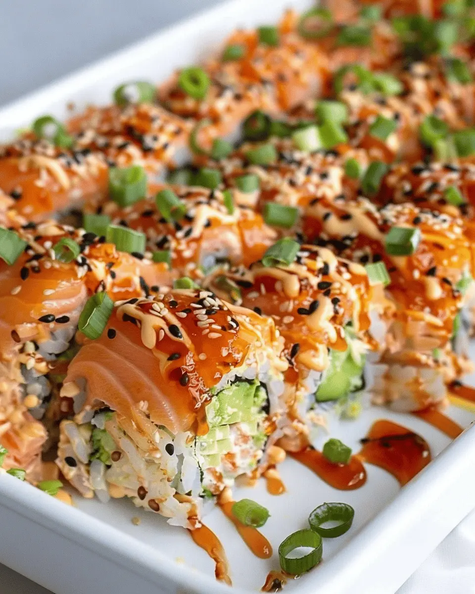Salmon Sushi Bake: Easy and Indulgent Family Dinner Recipe