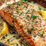 Baked Boursin Salmon