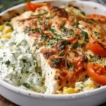 Dump-and-Bake Chicken Tzatziki Casserole