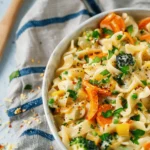 Creamy Veggies and Noodles