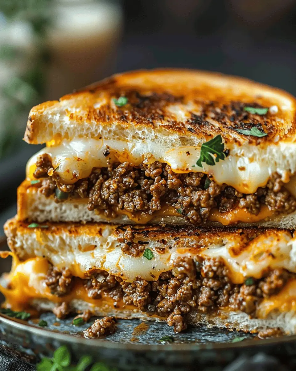 Ultimate Cheesy Ground Beef Melt: Indulgent Comfort Food at Home