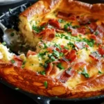 Savory Cheddar & Bacon Dutch Baby