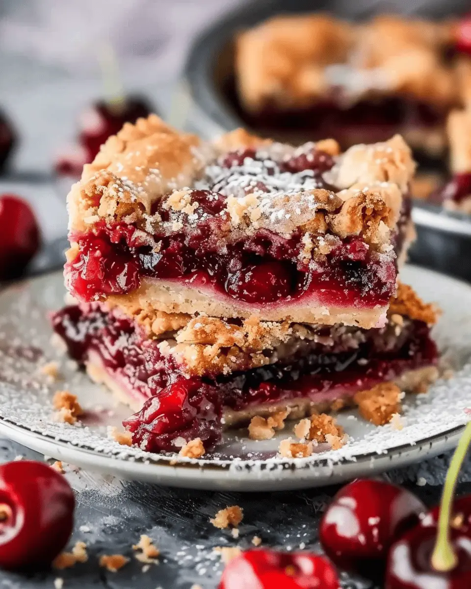 Cherry Pie Bars: Easy, Indulgent Dessert to Satisfy Your Cravings