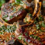 Juicy Garlic Butter Lamb Chops