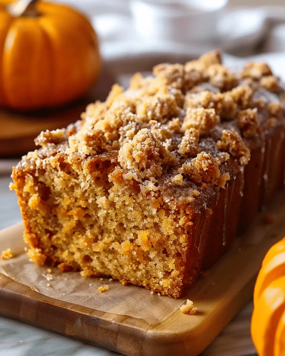 Pumpkin Bread Streusel Topping: The Best Cozy Fall Treat