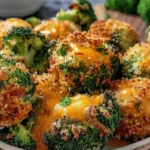 Air Fryer Broccoli Cheddar Poppers
