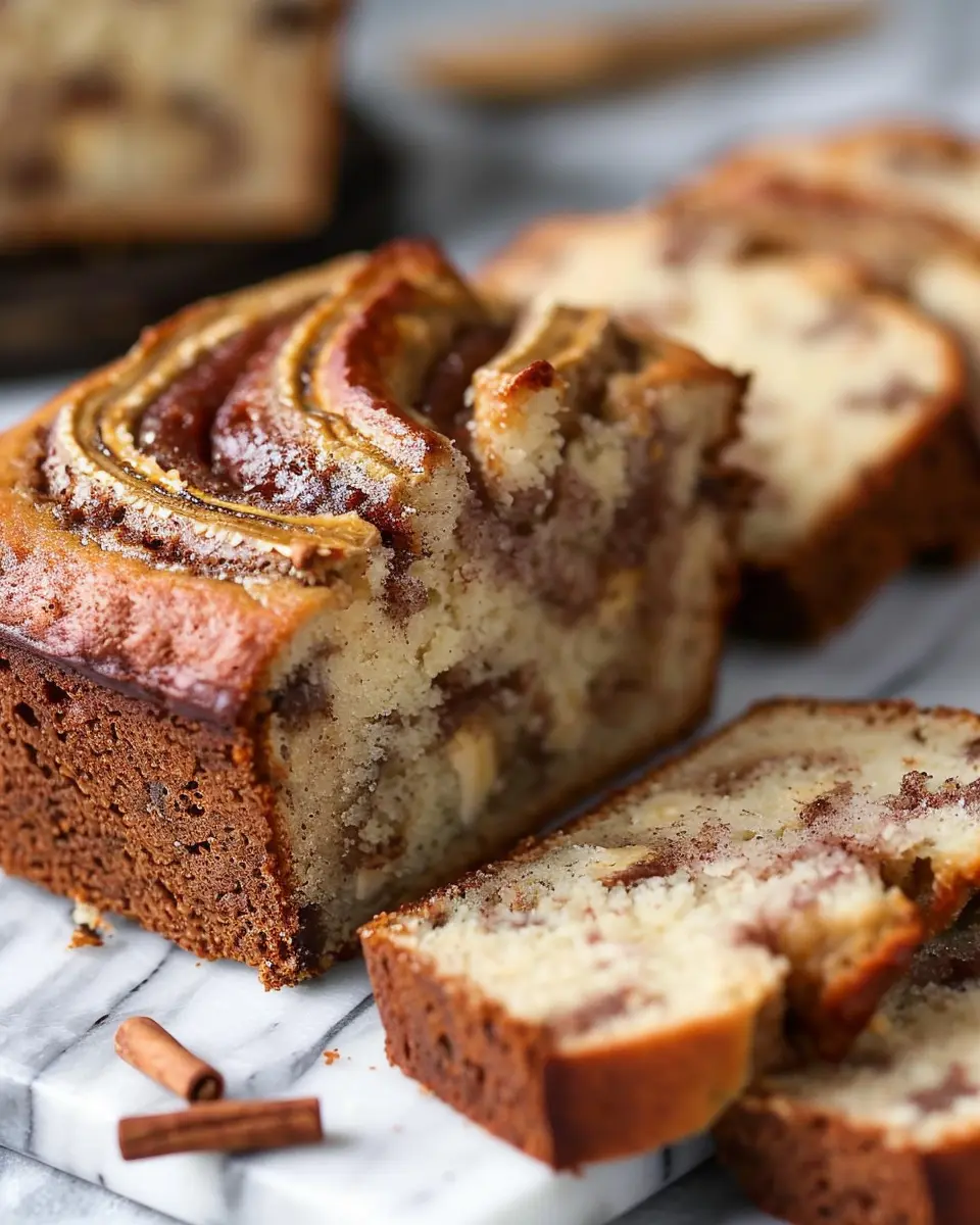 Classic Cinnamon Swirl Banana Bread That Will Brighten Your Day