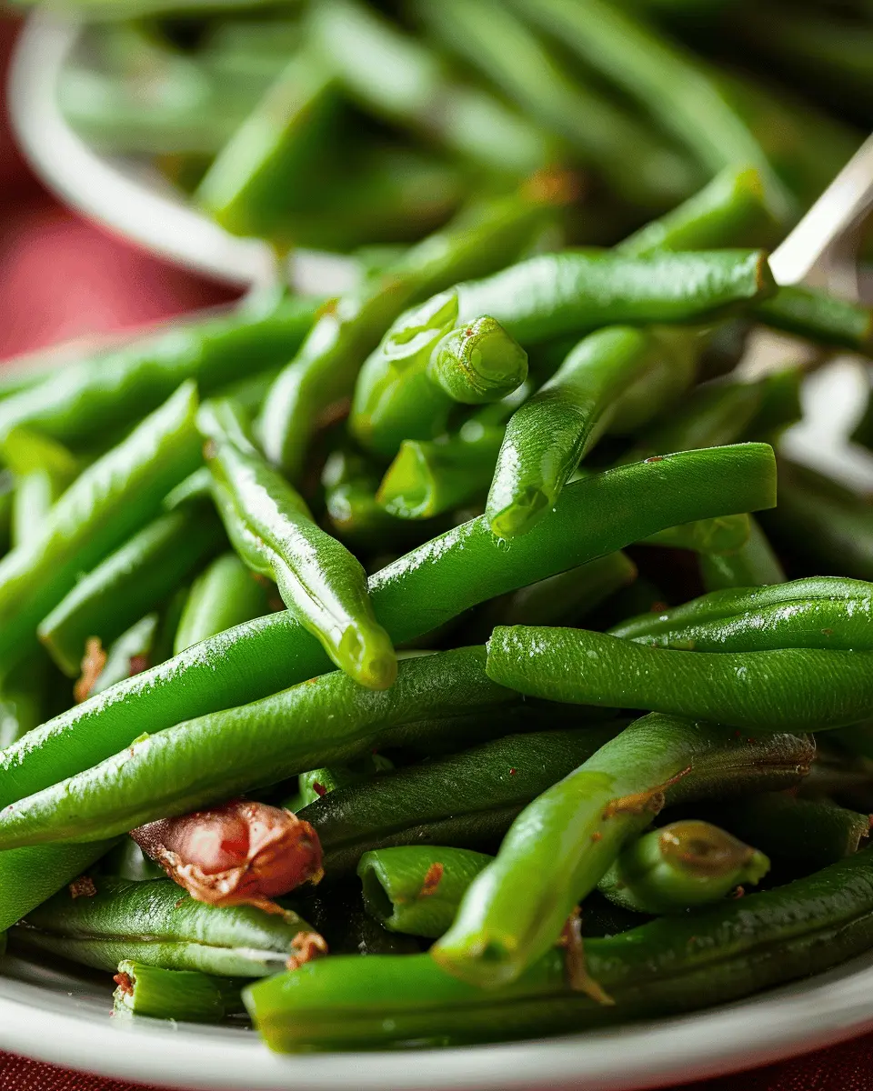 Crack Green Beans: The Best Turkey Bacon &amp; Chicken Ham Recipe