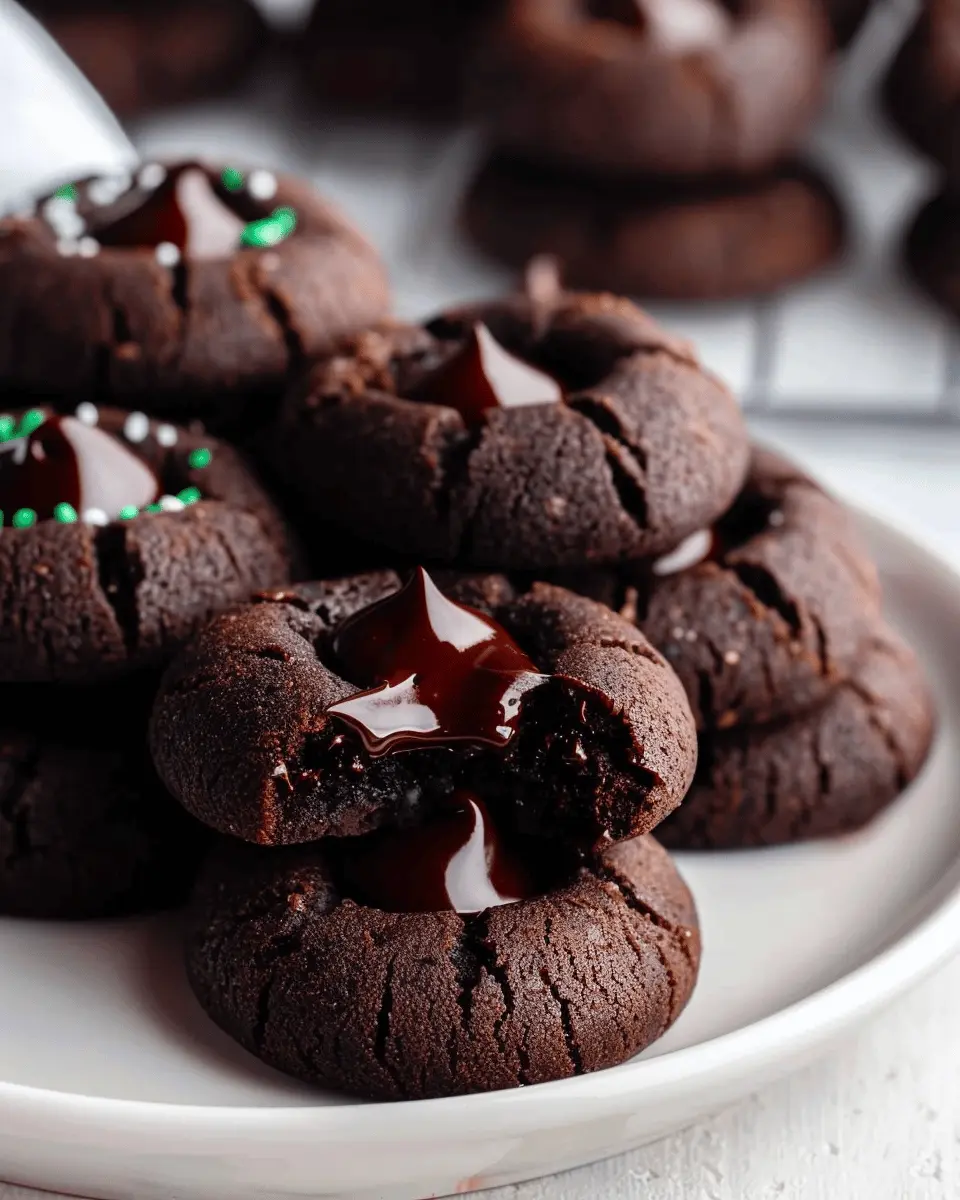 Chocolate Thumbprint Cookies: Indulgent Homemade Delight for All