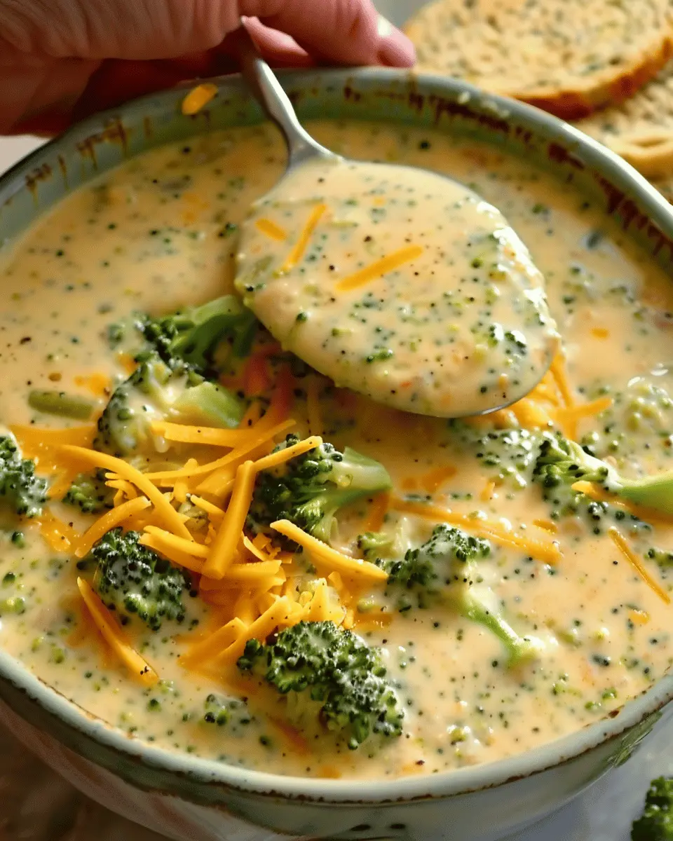 30 Minute Broccoli Cheddar Soup: Easy Comfort in Every Spoon