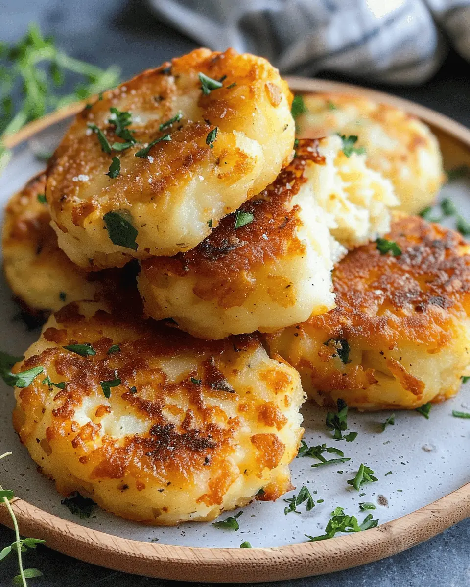 Cheesy Potato Cakes: Easy and Indulgent Comfort Food Delight
