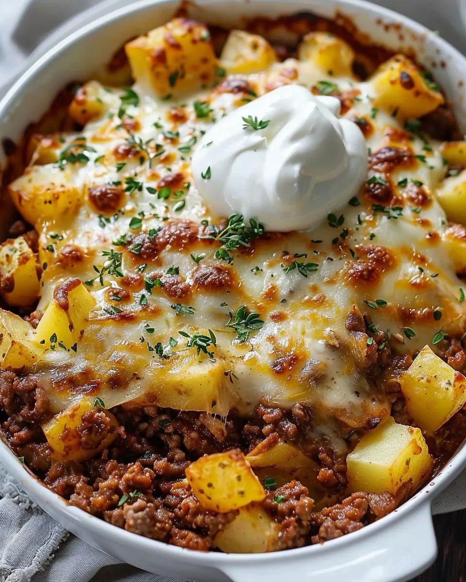 Ground Beef and Potatoes Casserole: A Joyful Family Meal