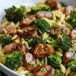 Chicken Sausage and Broccoli Orzo